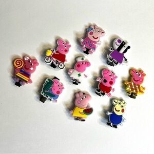 Peppa Pig hair clip set